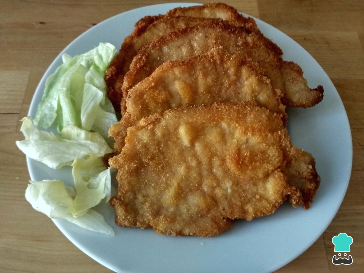Receta de Filetes de cerdo empanados