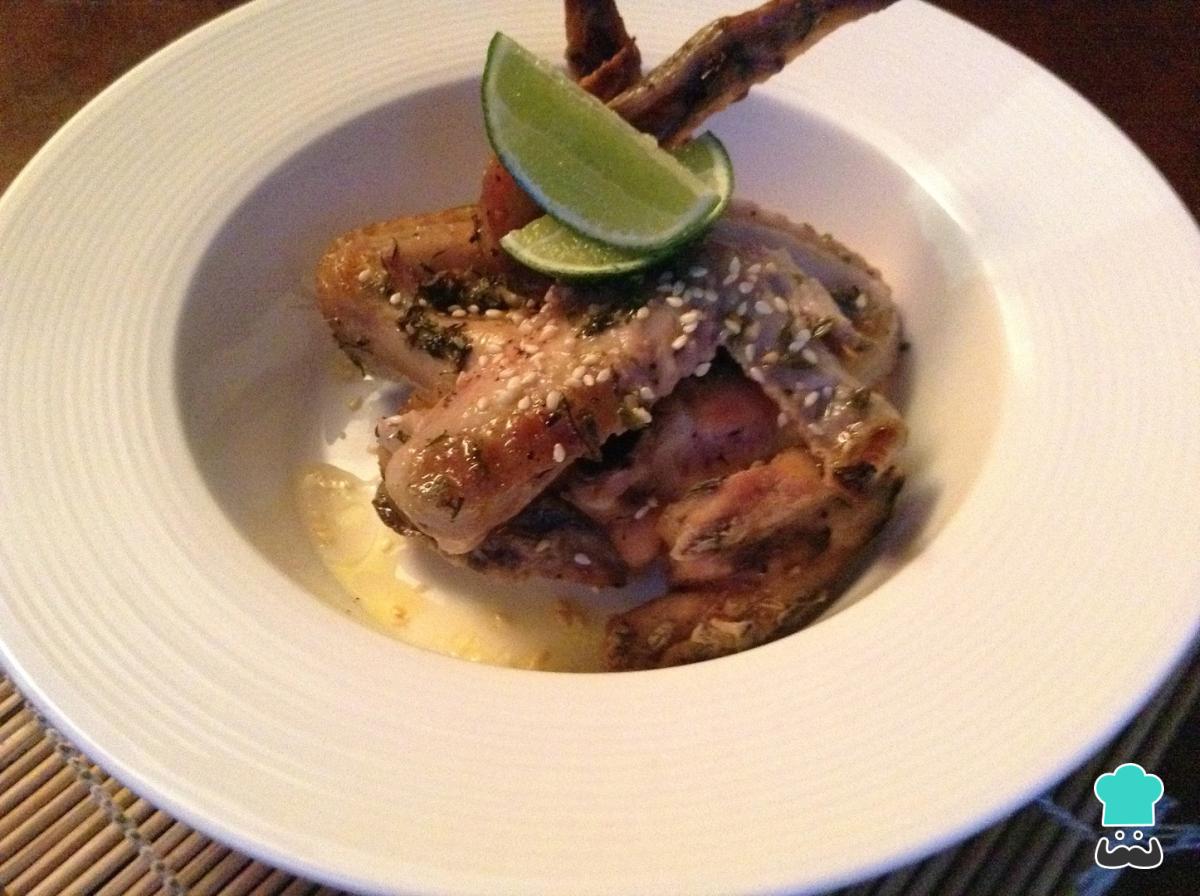 Receta de Alitas de pollo al ajillo