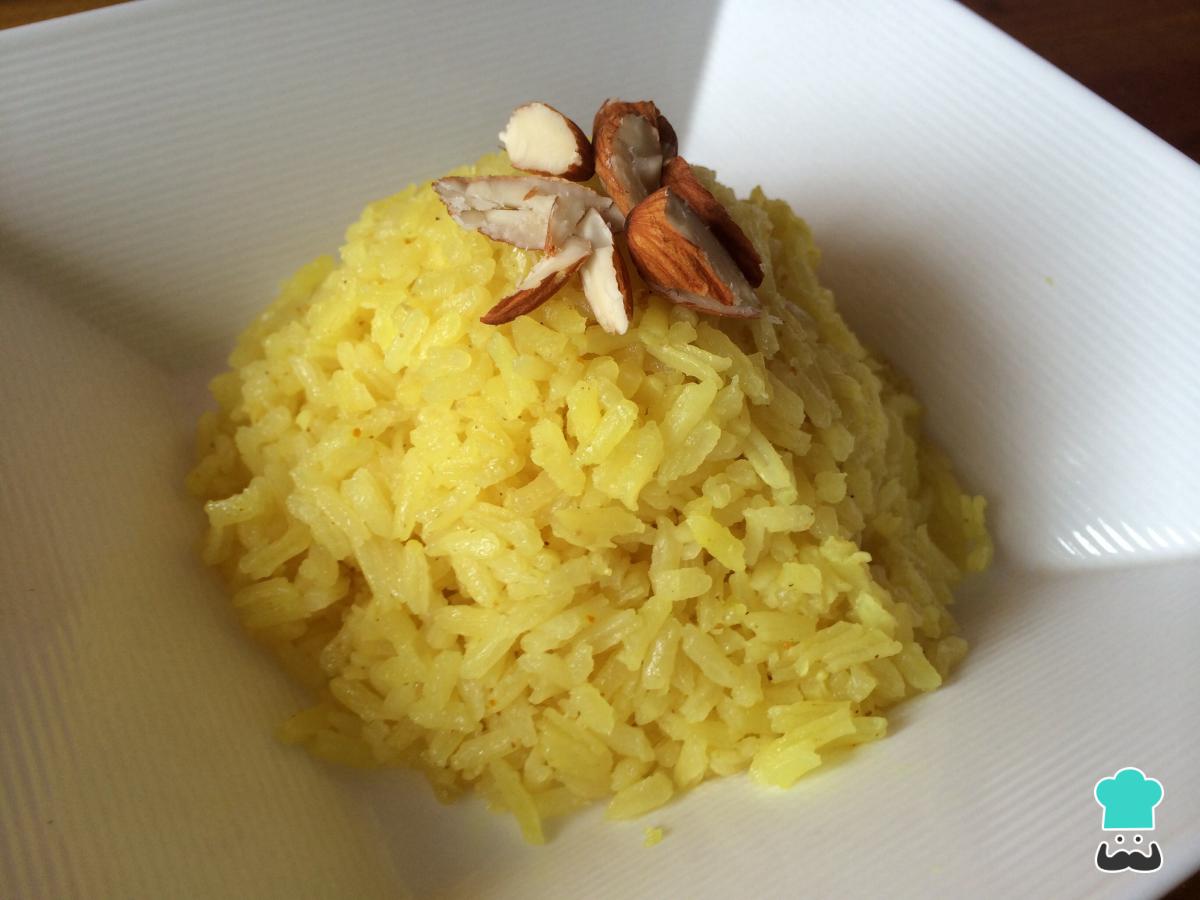 Receta de Arroz con cúrcuma