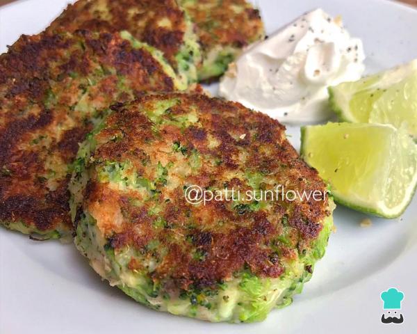 Receta de Hamburguesas de brócoli y queso