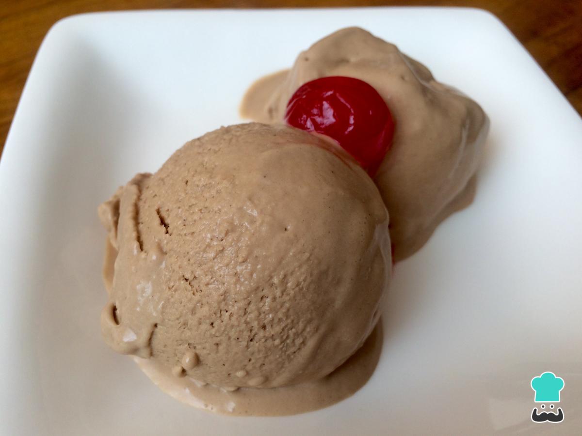 Receta de Helado de chocolate con café