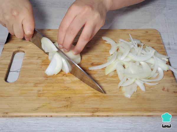 Receta de Solomillo en salsa de cebolla - Paso 2