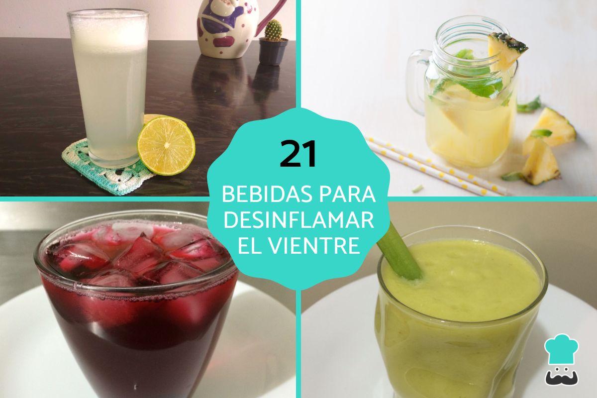 Bebidas para desinflamar el vientre