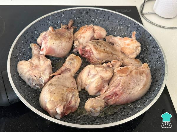 Receta de Pollo a la catalana - Paso 1