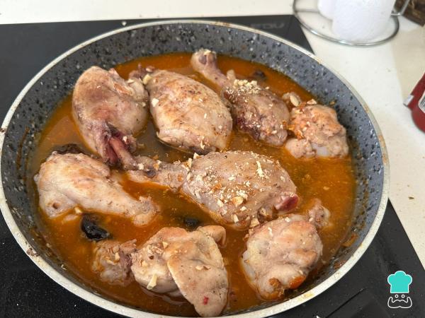 Receta de Pollo a la catalana - Paso 4