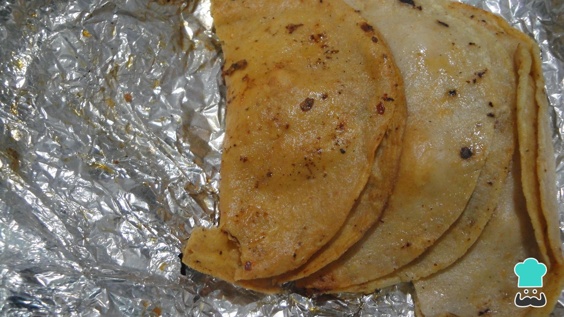 Tacos al vapor de papa Receta FÁCIL