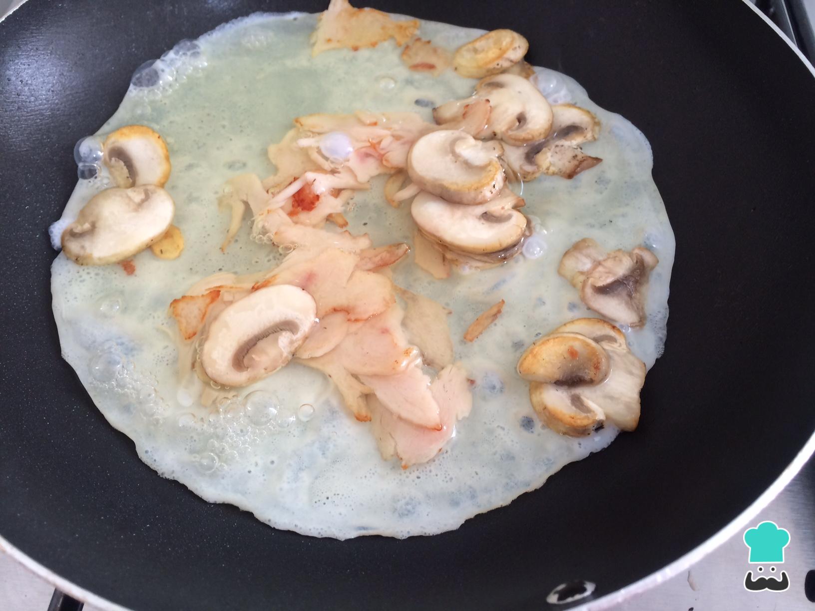 Crepes de avena salados