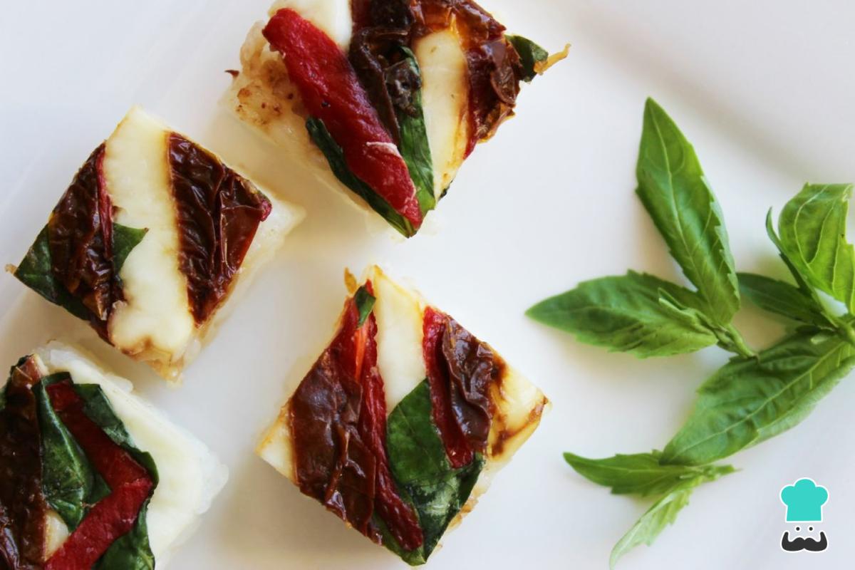 Receta de Sushi vegetariano con tomates secos