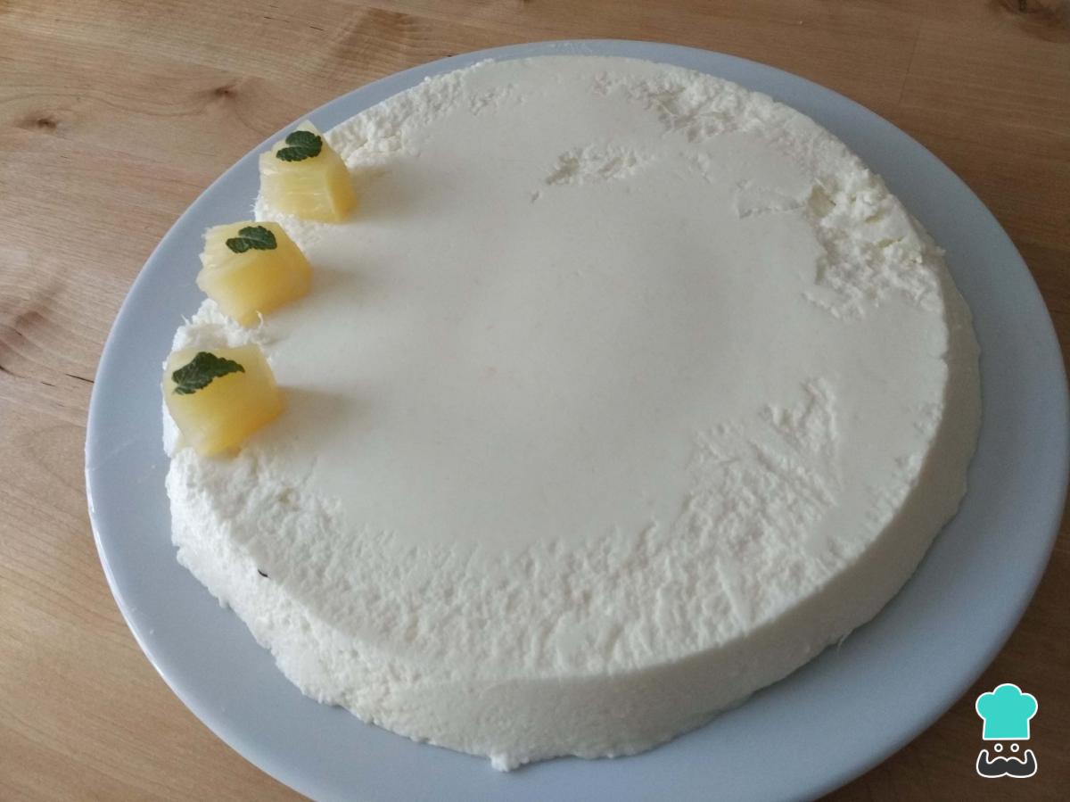 Receta de Bavarois de piña