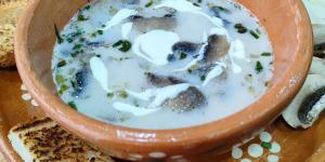 Receta de Sopa de hongos