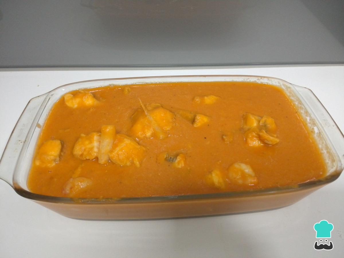 Receta de Colas de rape y gambas con Thermomix