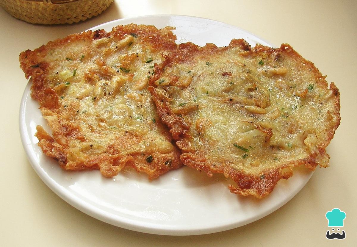 Receta de Tortilla de camarones