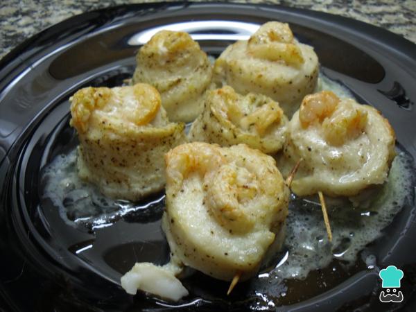 Receta de Rollitos de pescado al horno