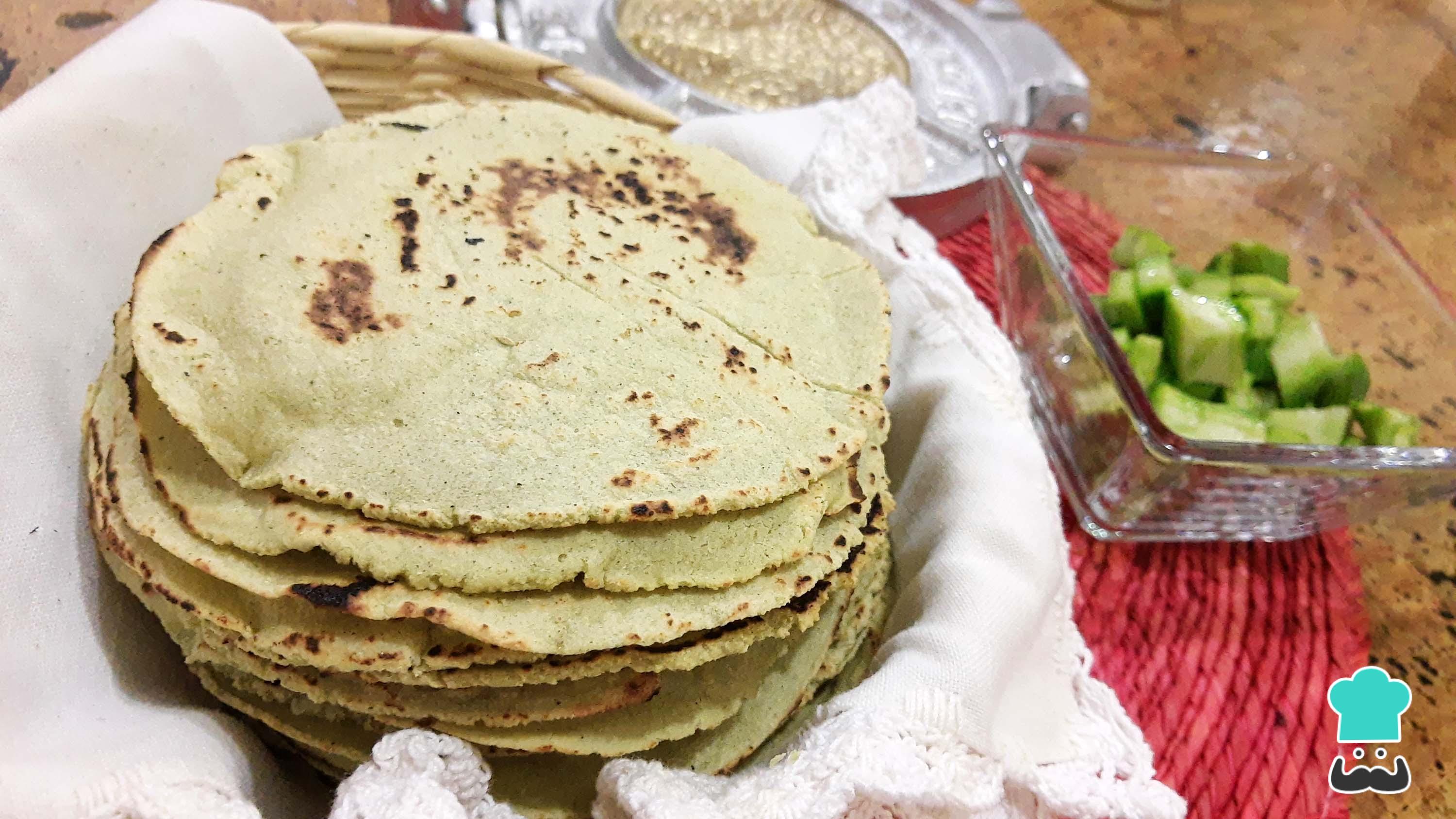 Tortillas de nopal Receta FÁCIL y SALUDABLE