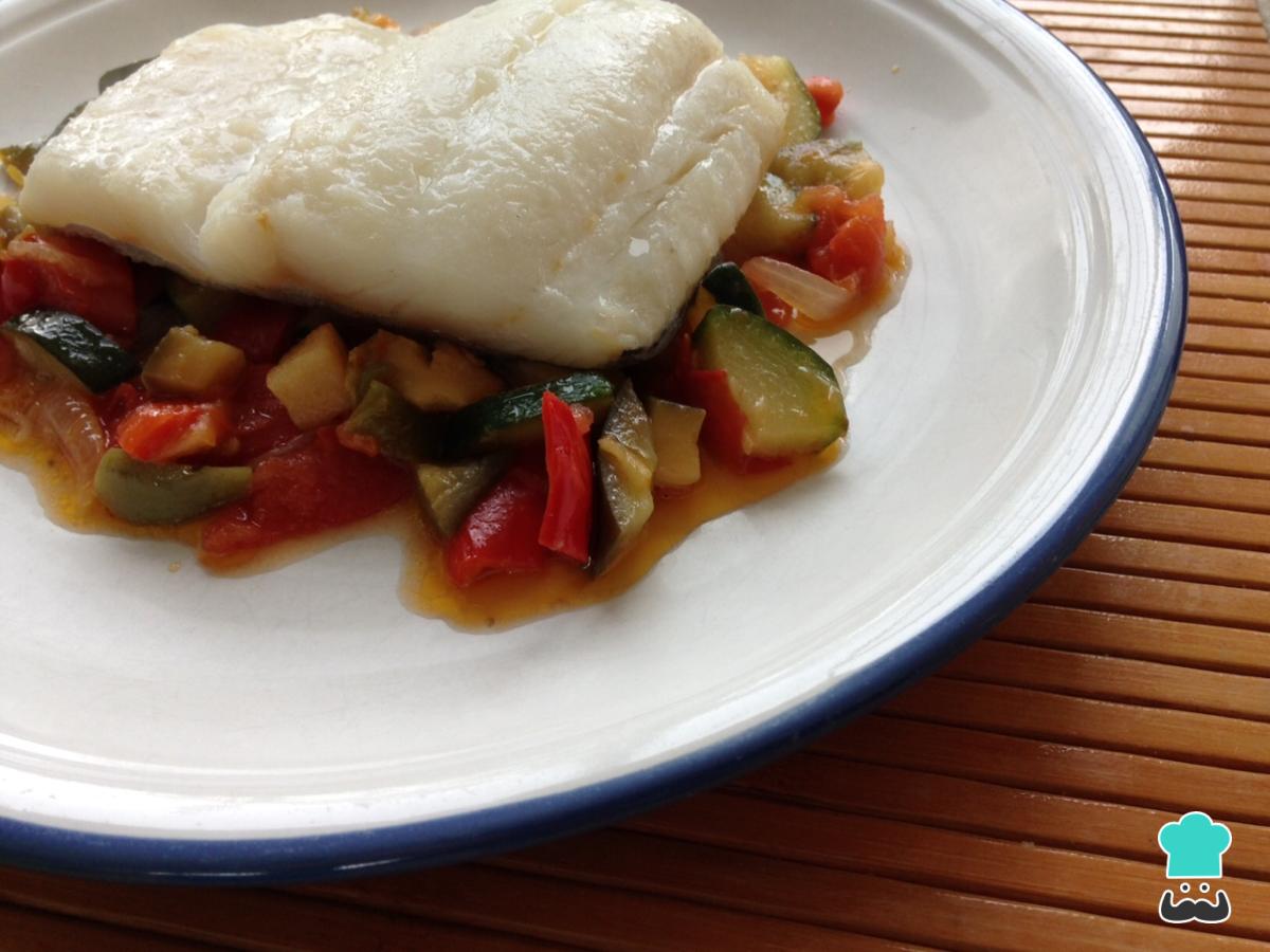 Receta de Bacalao con samfaina