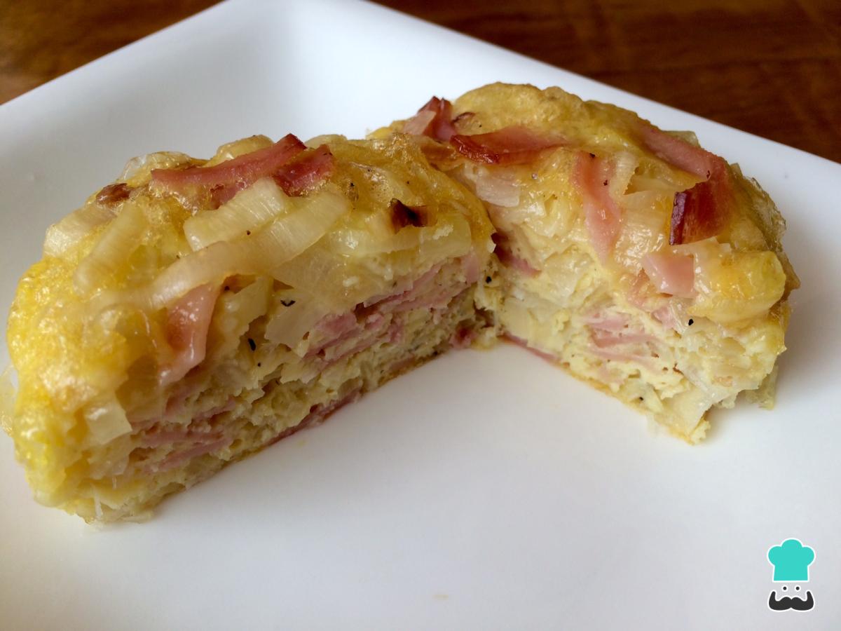 Receta de Puerros al horno con jamón y huevo