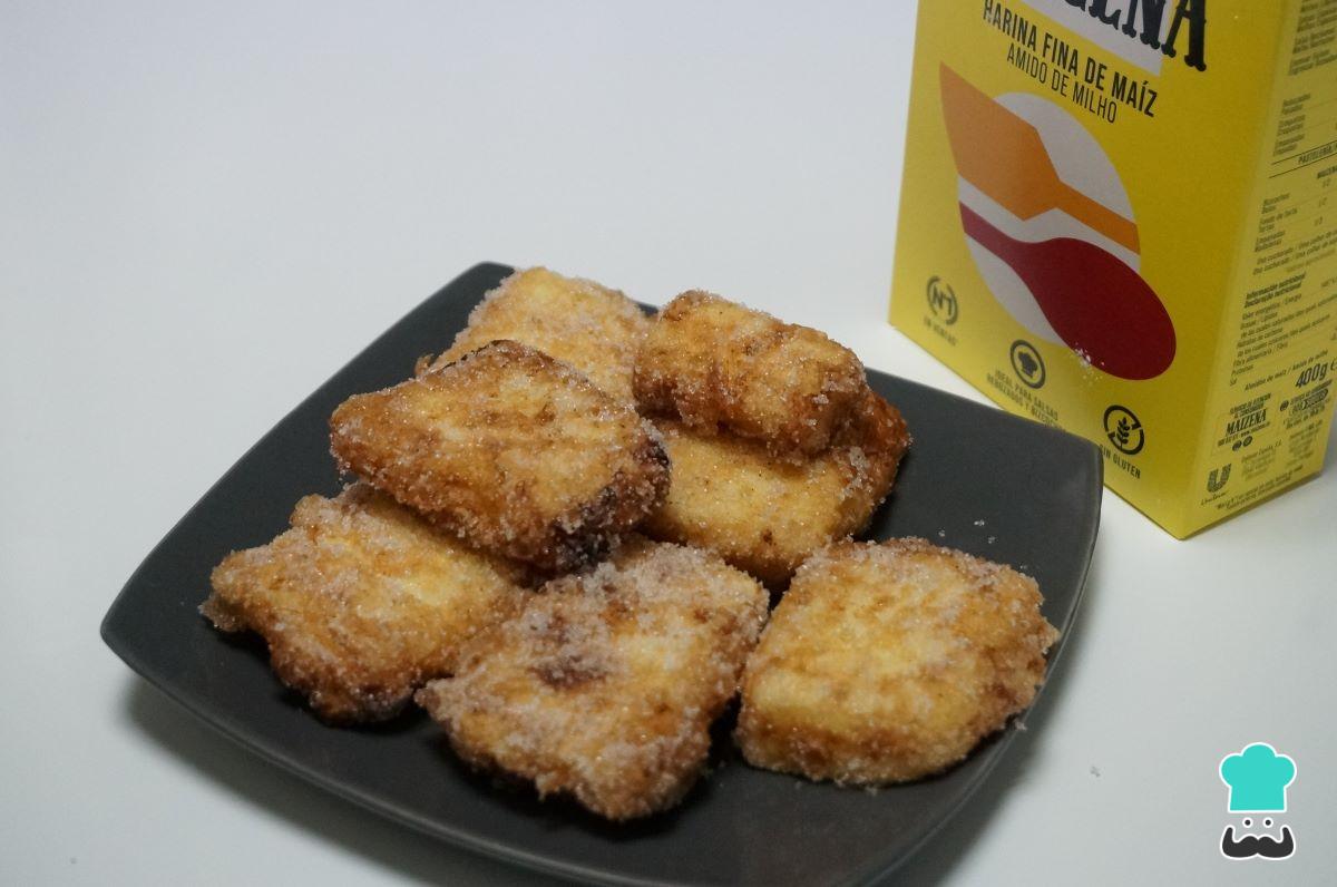 Receta de Leche frita con maicena