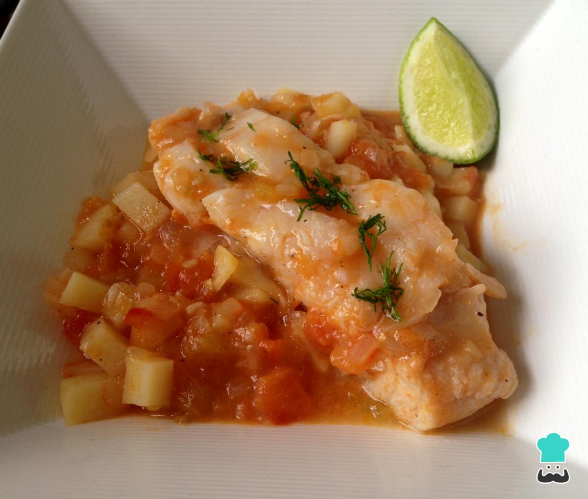 Receta de Merluza a la cazuela