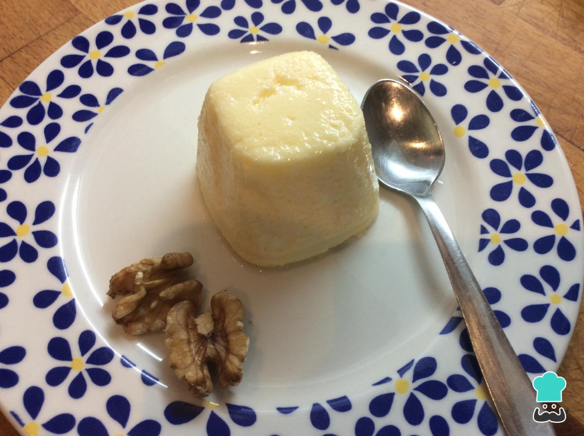 Receta de Flan de queso y yogur