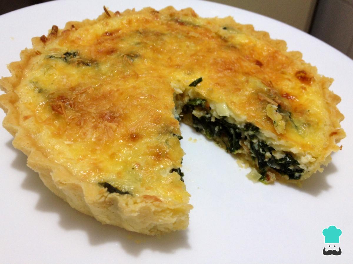 Receta de Quiche de espinaca y dos quesos