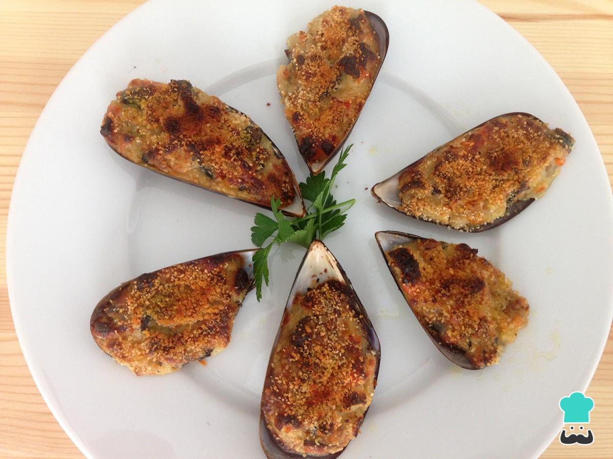 Receta de Mejillones rellenos al horno