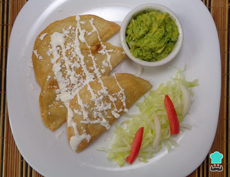 Quesadillas fritas de papa Fácil