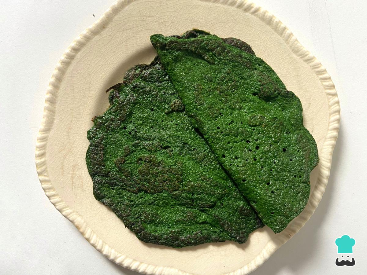 Receta de Panqueques de espinaca sin harina