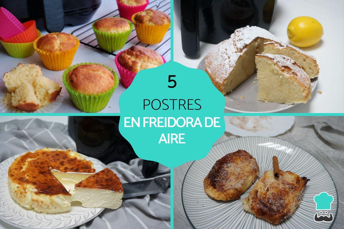 Postres en freidora de aire