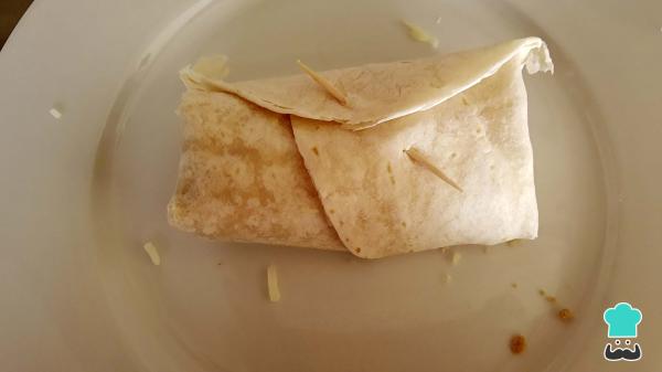 Receta de Chimichangas de camarón - Paso 6