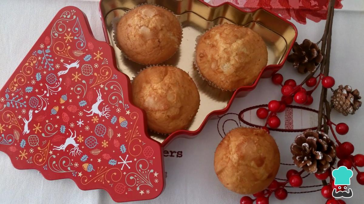 Receta de Magdalenas de turrón de Jijona