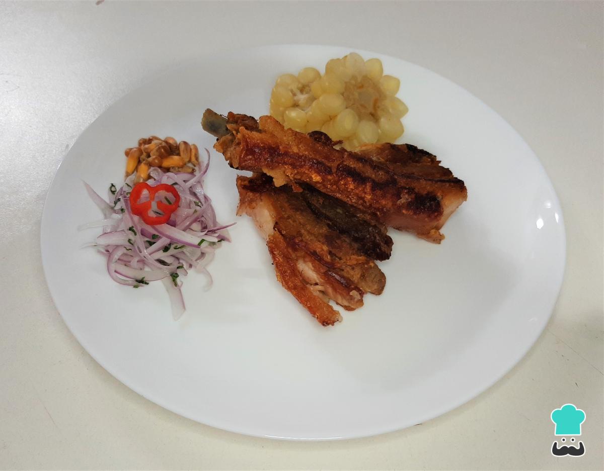Receta de Chicharrón de chancho