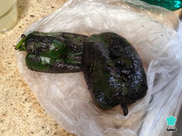 Receta de Espagueti verde con pollo - Paso 2