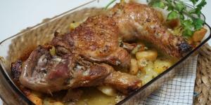 Receta de Pavo al horno con patatas