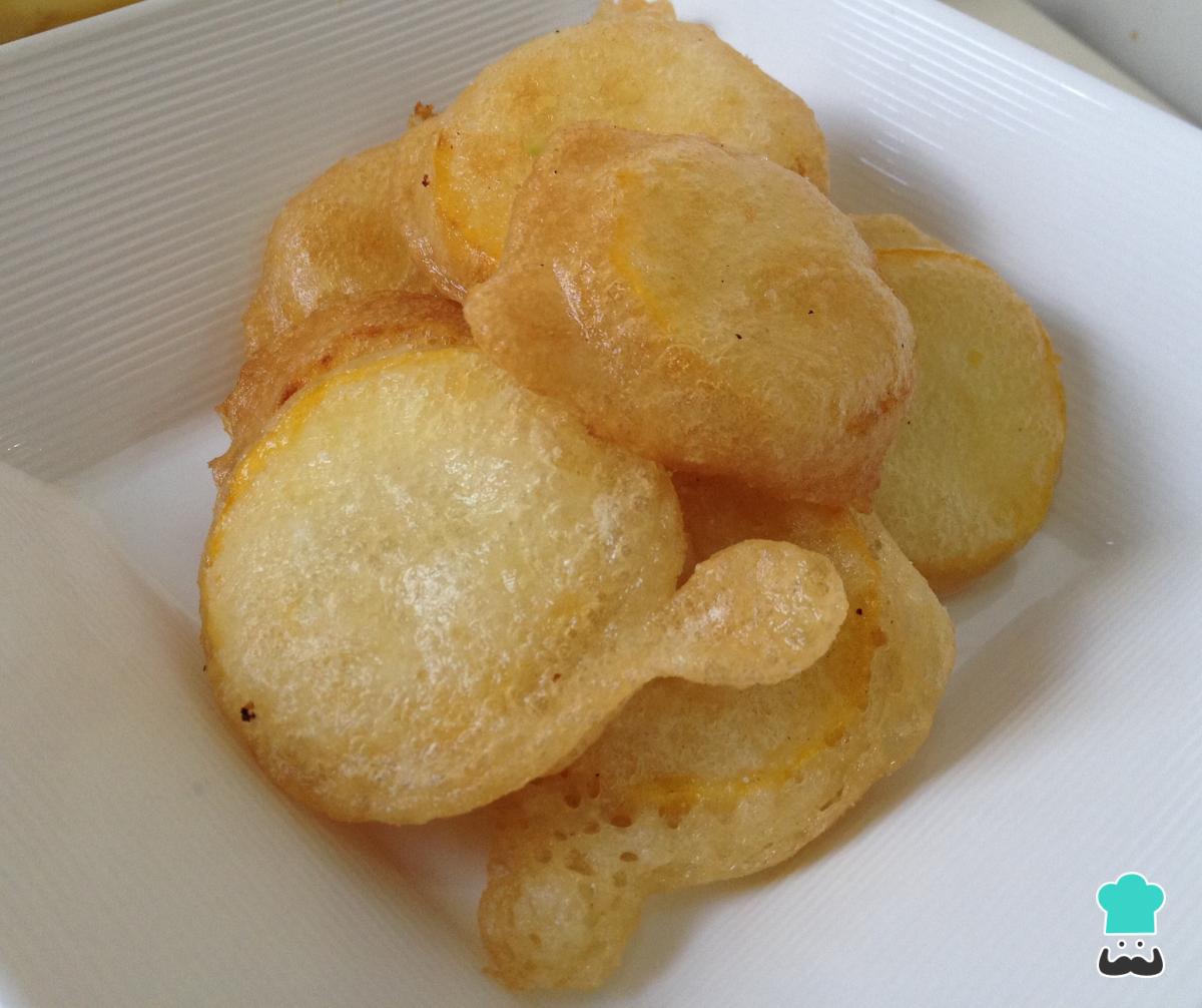 Receta de Calabacines en tempura