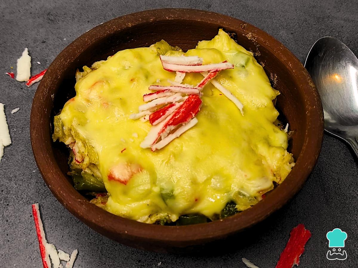 Receta de Chupe de centolla