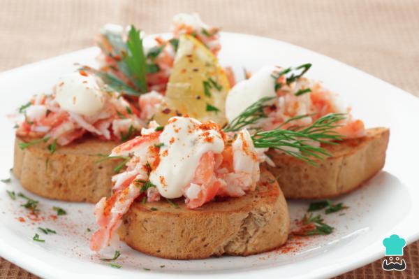 Receta de Pincho de chatka y gambas