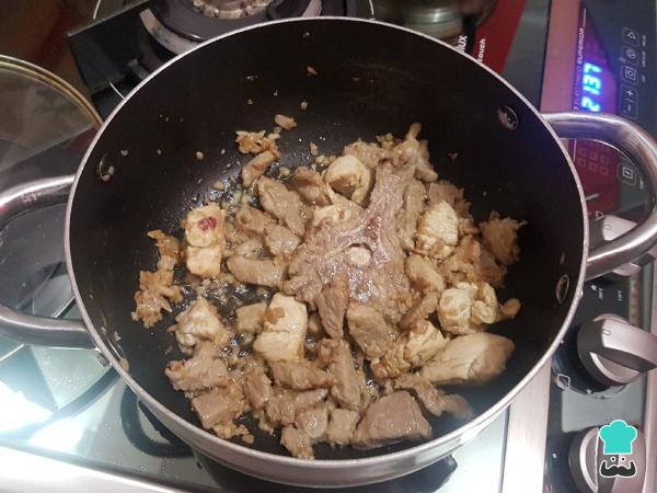 Receta de Carapulcra de chancho - Paso 2