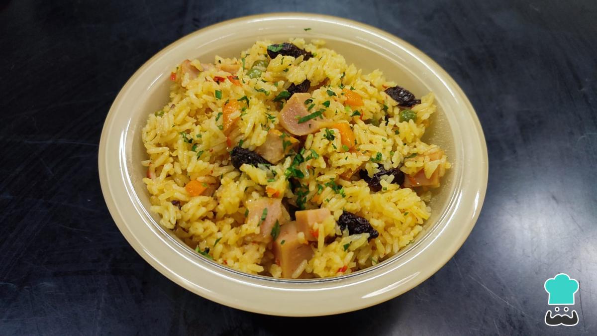 Receta de Arroz relleno peruano