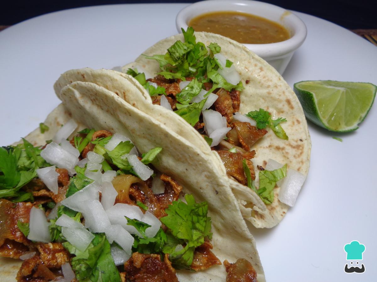 Receta de Tacos de tripa de res