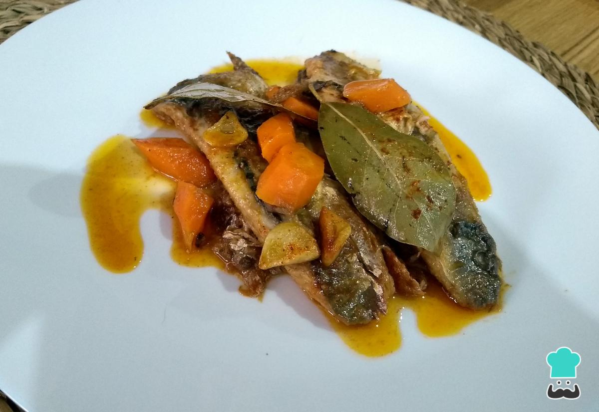 Receta de Caballa en escabeche de la abuela
