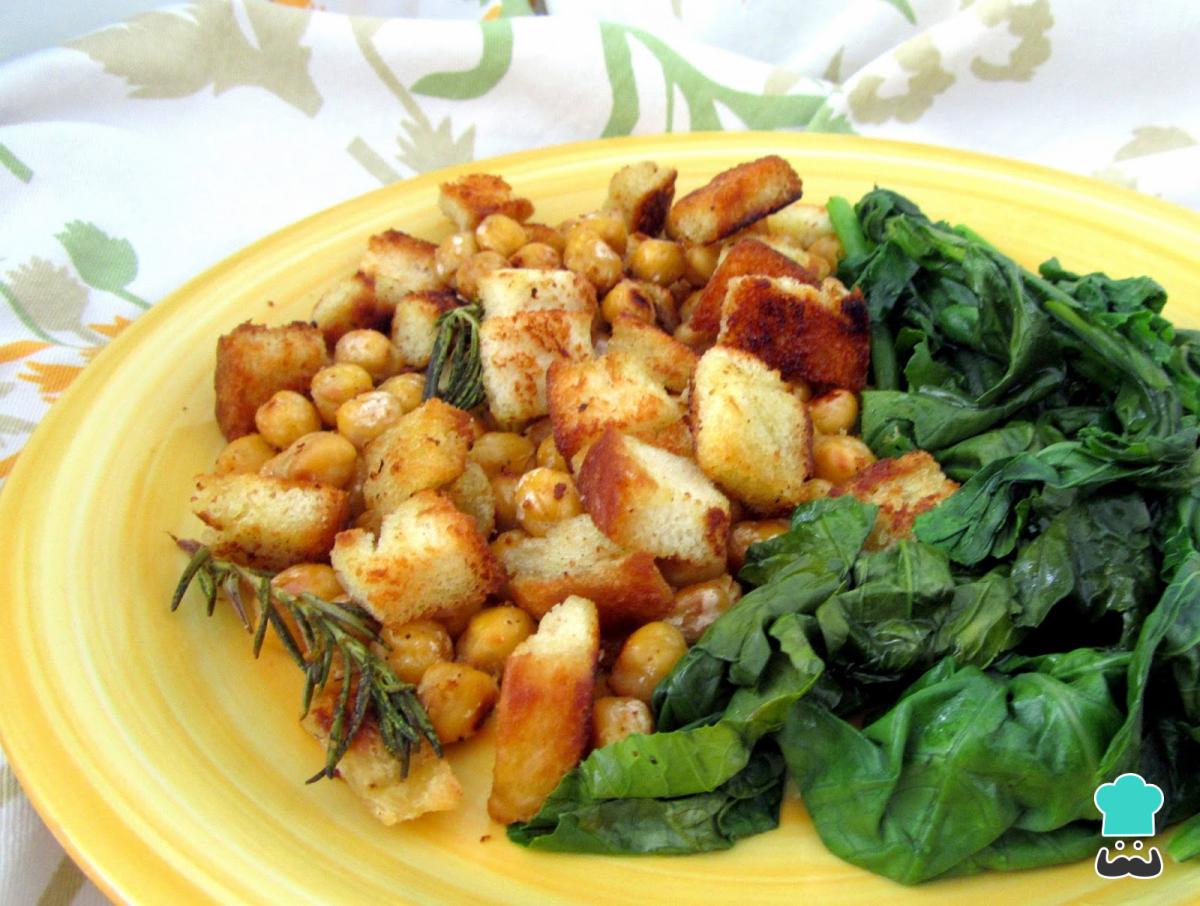 Receta de Garbanzos fritos