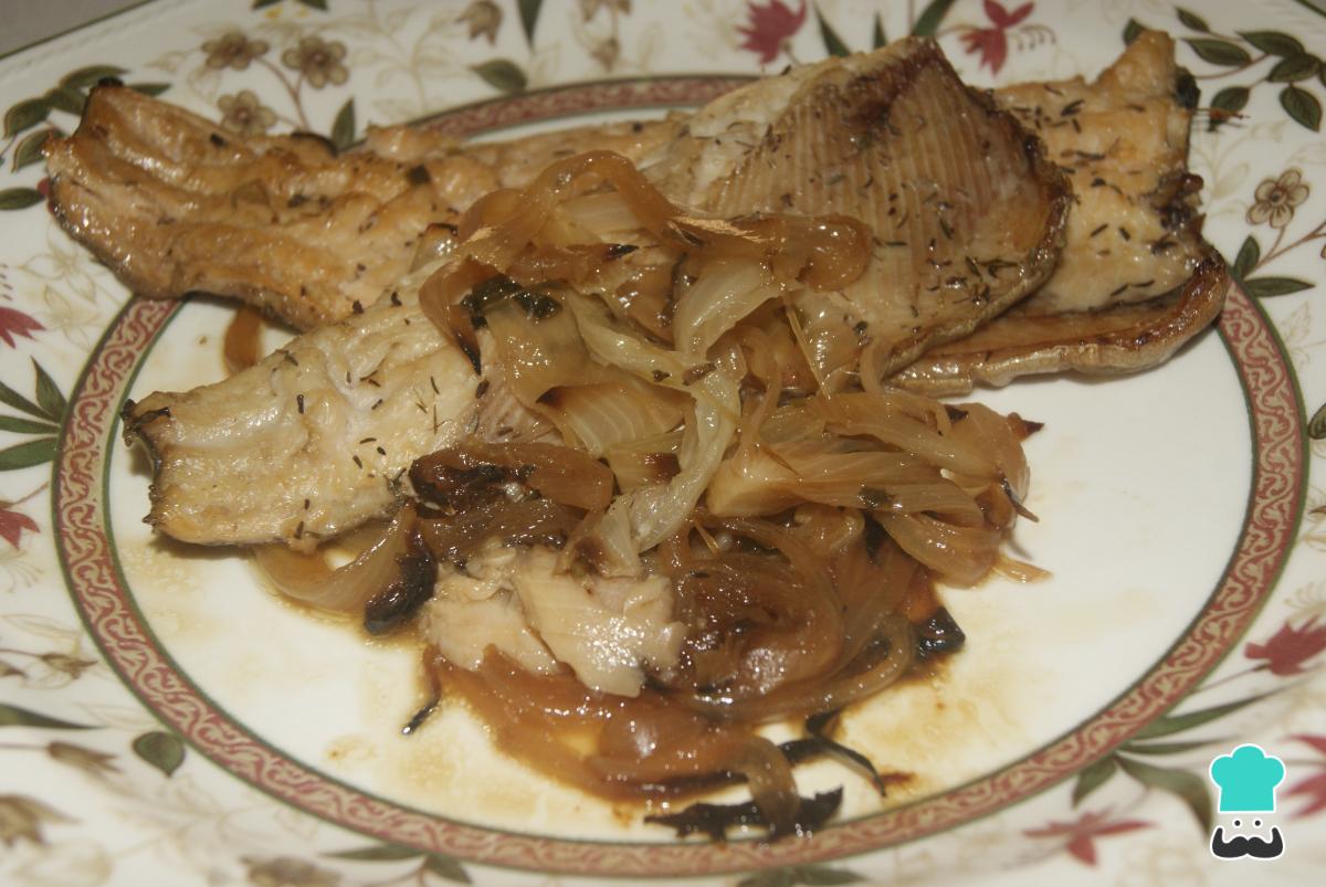 Receta de Trucha encebollada al horno