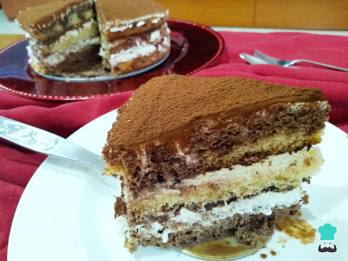 Receta de Tiramisú de chocolate
