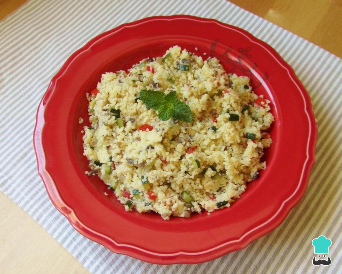 Receta de Cuscús marroquí con verduras