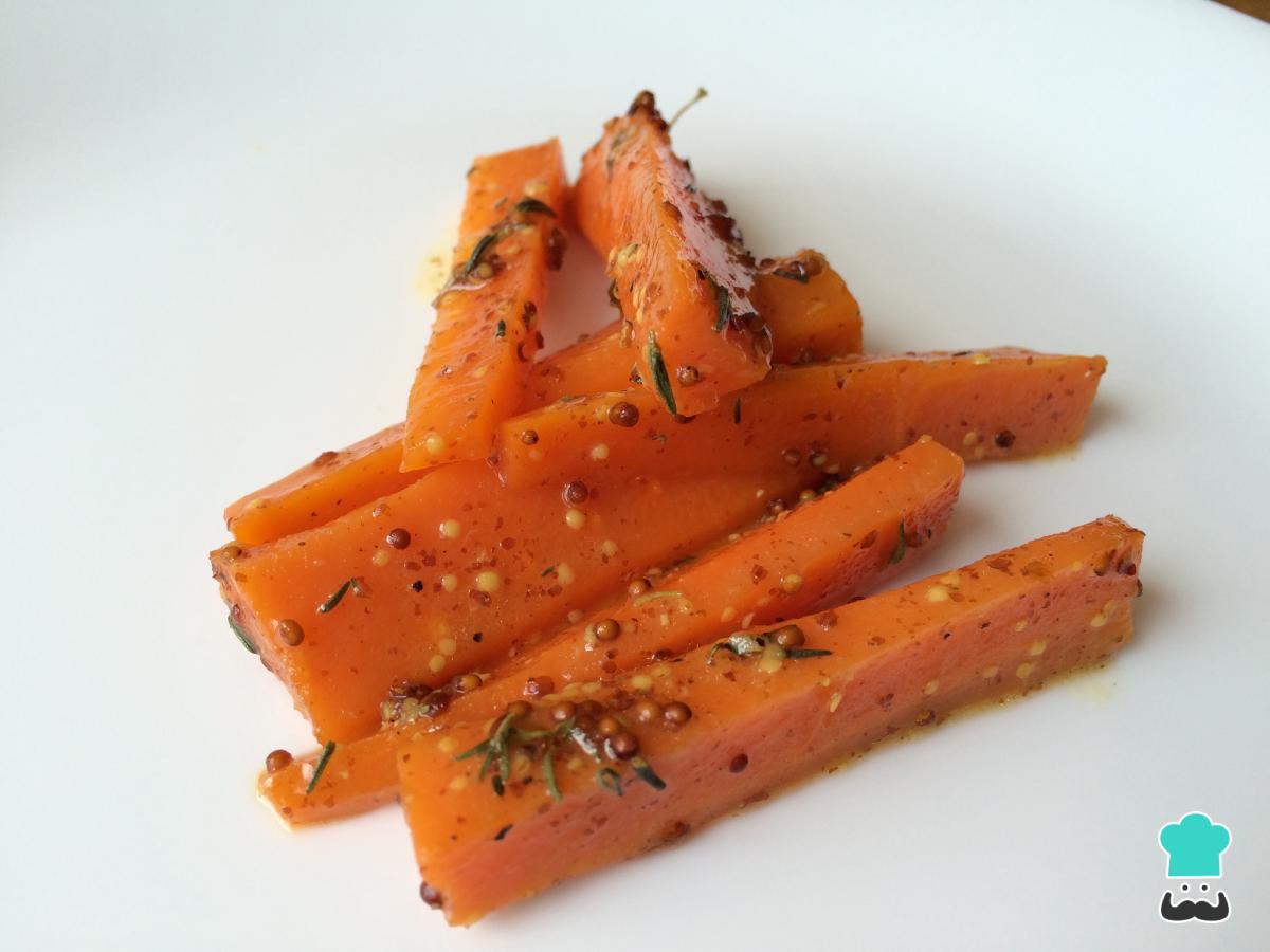 Receta de Zanahorias glaseadas con miel