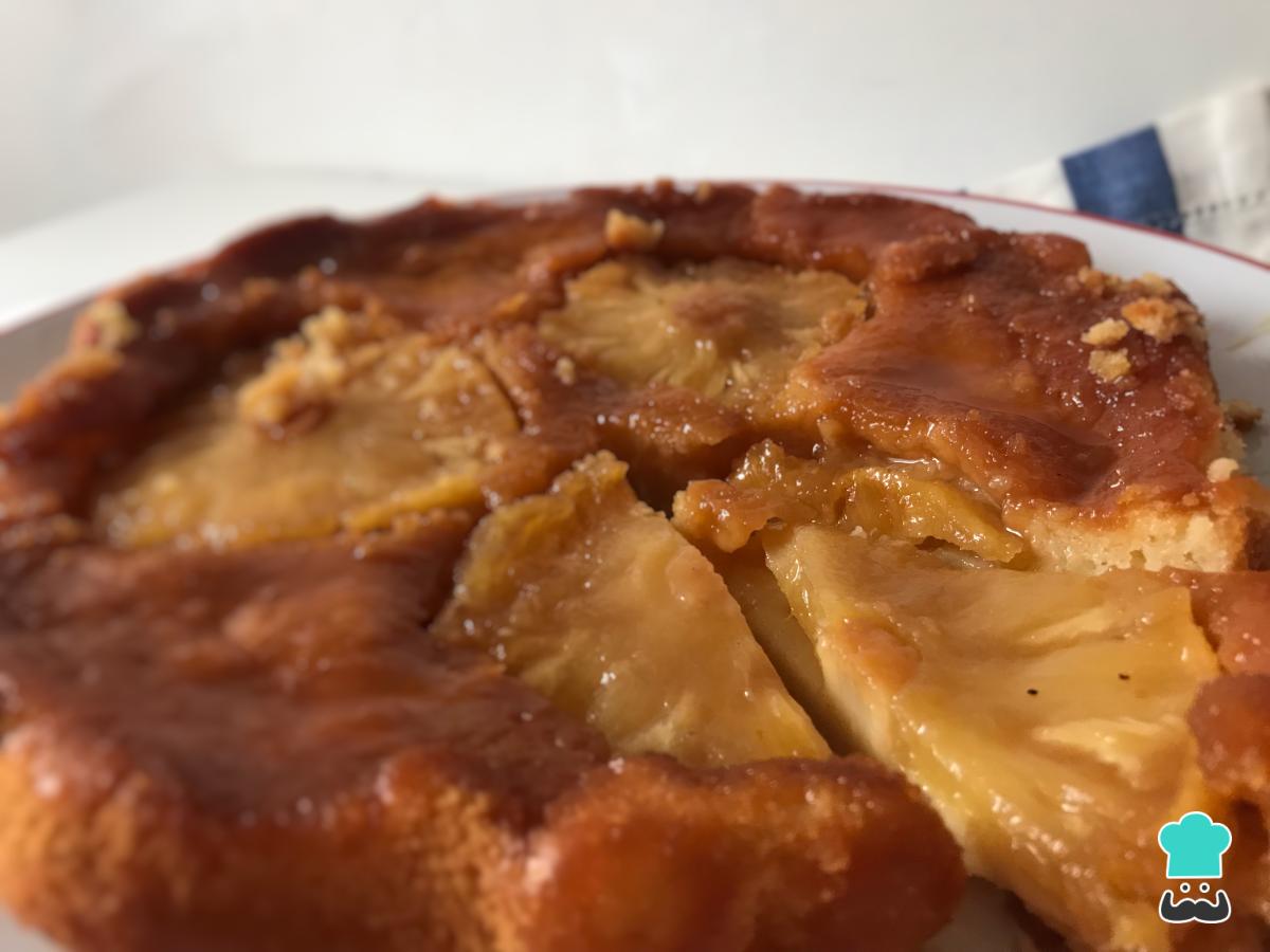 Receta de Torta invertida de ananá