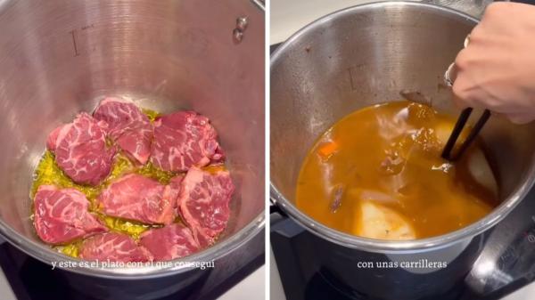 Rebeca Terán, influencer: “Este es el secreto del falso risotto con el que gané la cuchara de madera en MasterChef” - Ingredientes y preparación de las carrilleras