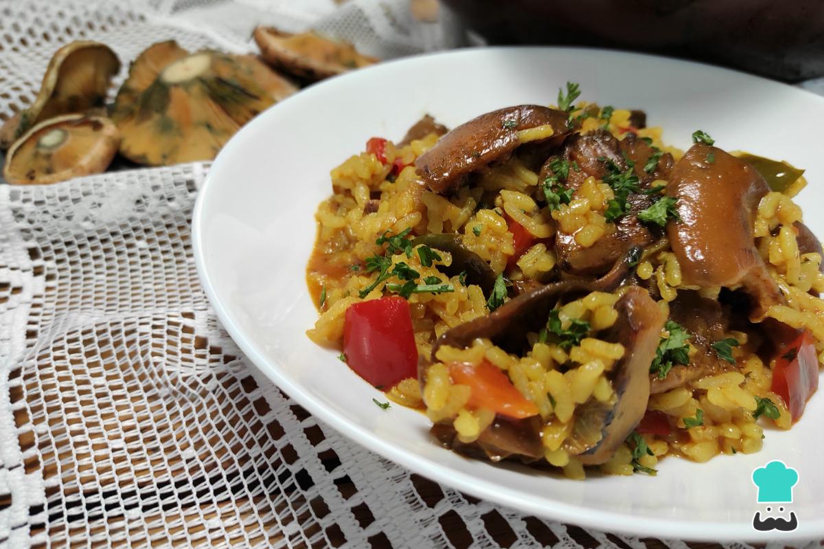 Receta de Arroz con níscalos