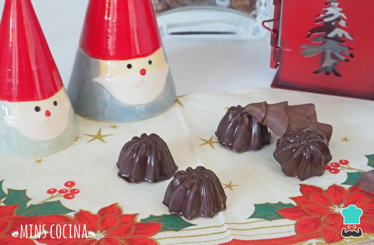 Receta de Bombones caseros de chocolate y almendras