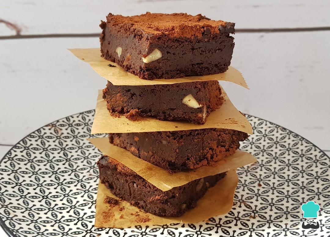 Brownies veganos sin gluten ¡Y sin harina!